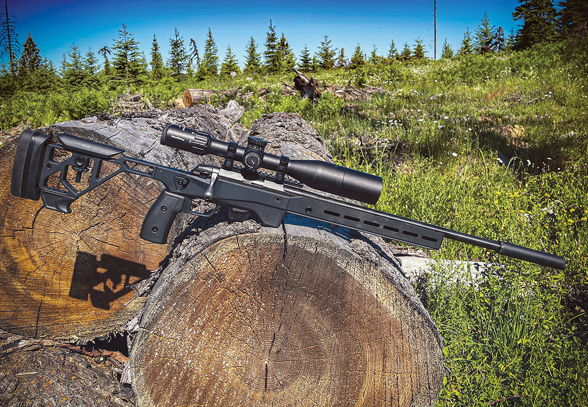 The Tikka T1x Ace Target chambered in 22 LR would make an ideal companion to the Tikka T3x Ace Game, as they include the same chassis system and feel, allowing affordable off-season practice.